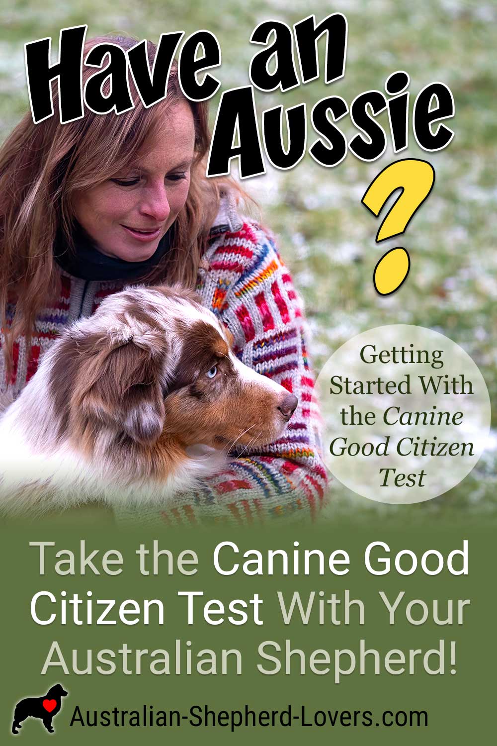 Why Take the Canine Good Citizen Test With Your Australian Shepherd?