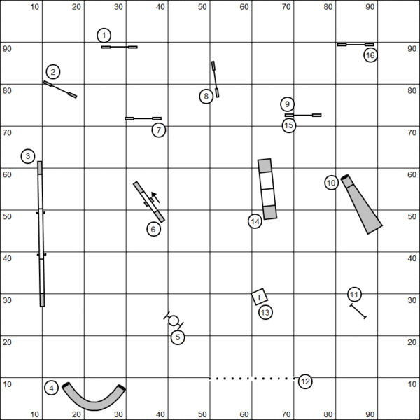 Dog Agility Course Maps